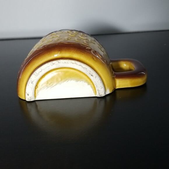 Half a Cup of Coffee Mustard Yellow Ceramic coffee cup - Picture 4 of 7